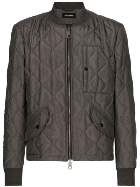 Dolce & Gabbana quilted bomber jacket