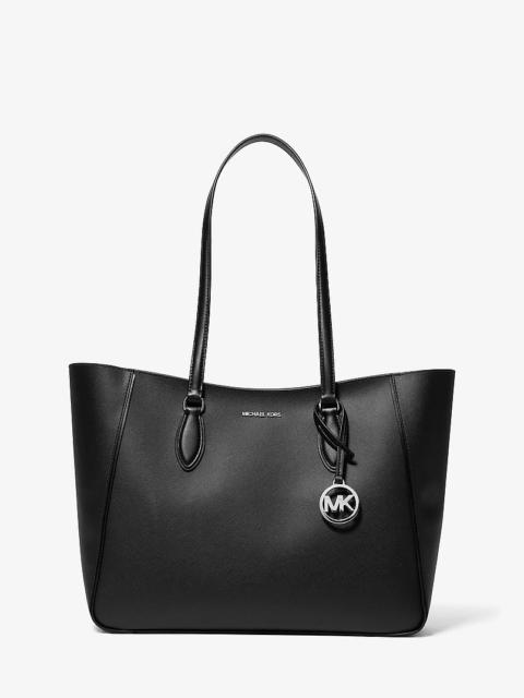 MICHAEL KORS Jet Set Travel Large Smooth and Signature Logo 3-in-1 Tote Bag