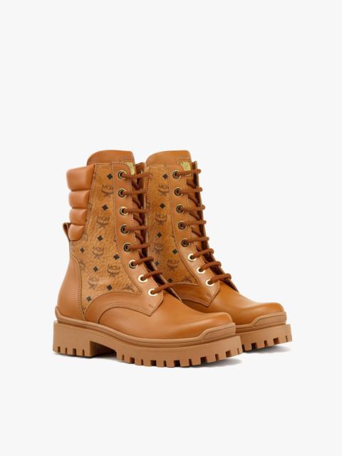 MCM Visetos Boots in Calf Leather