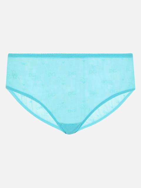 Dolce & Gabbana Jacquard tulle briefs