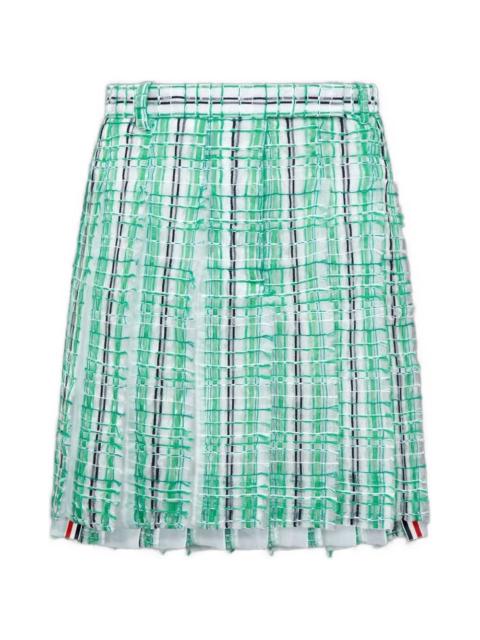 Thom Browne striped pleated skirt