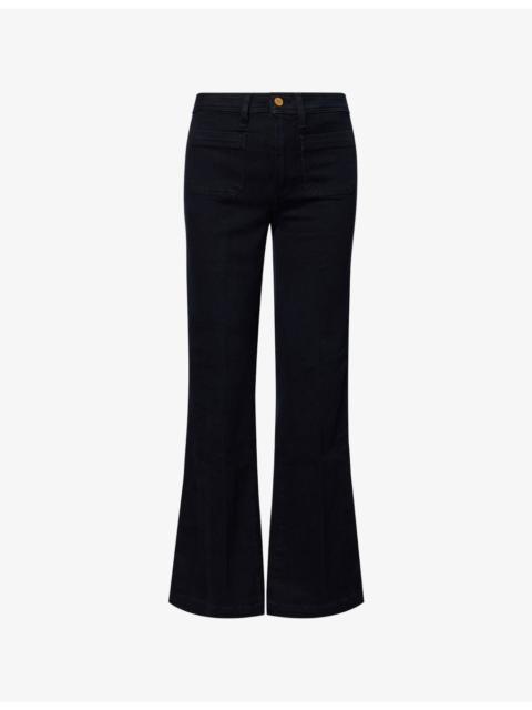 PAIGE Leenah 32in Patch Pocket Denim Jeans