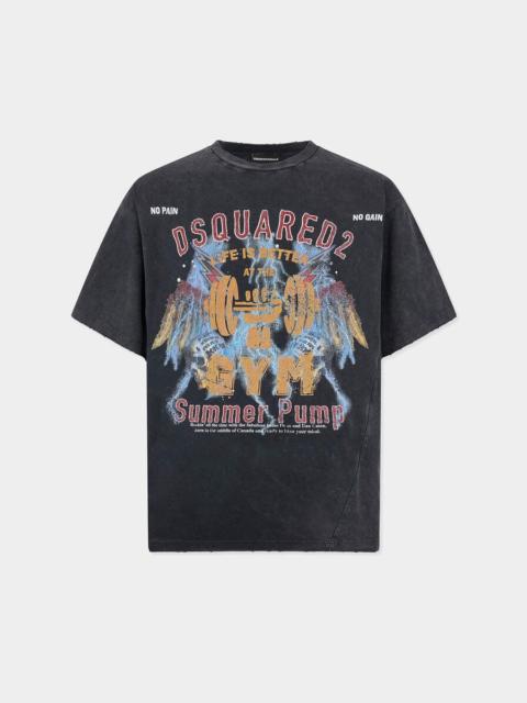 DSQUARED2 ROCK WASH IRON FIT T-SHIRT