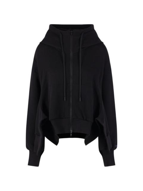Yohji Yamamoto asymmetric hoodie