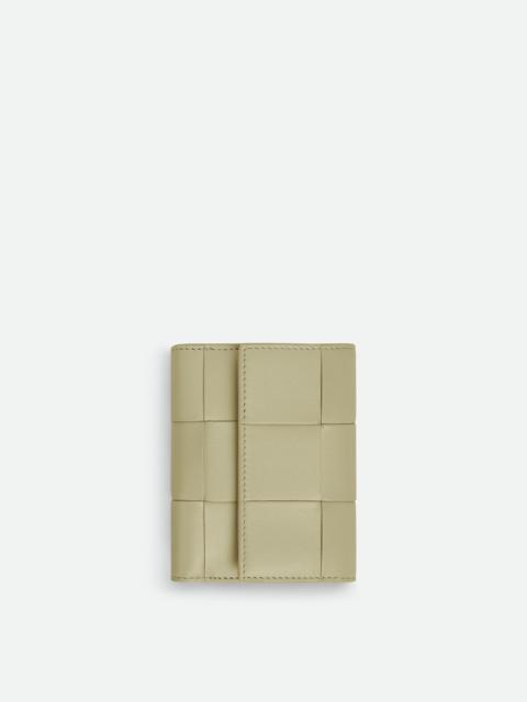 Bottega Veneta Cassette Tri-Fold Zip Wallet