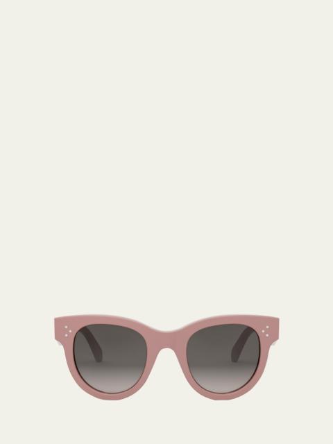 CELINE Tortoiseshell Acetate Cat-Eye Sunglasses