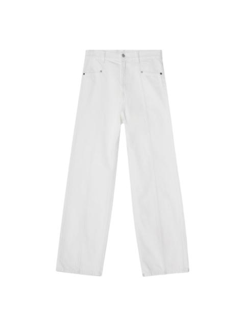 House of Dagmar logo-patch jeans