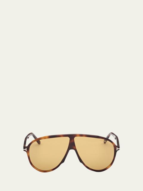 TOM FORD Vladimir Aviator Acetate Sunglasses