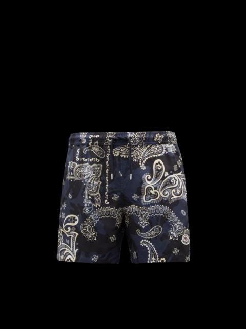 Moncler Paisley Print Swim Shorts