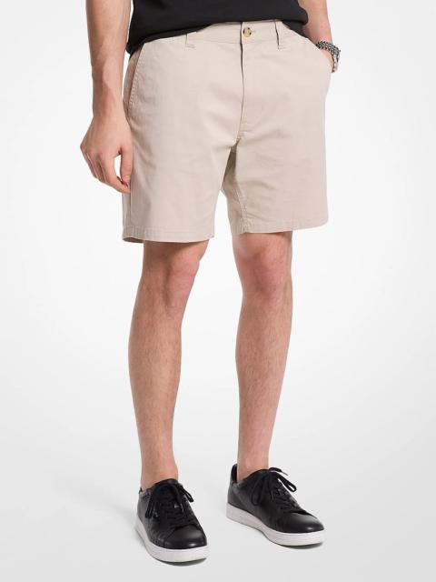 MICHAEL KORS Stretch Cotton Shorts