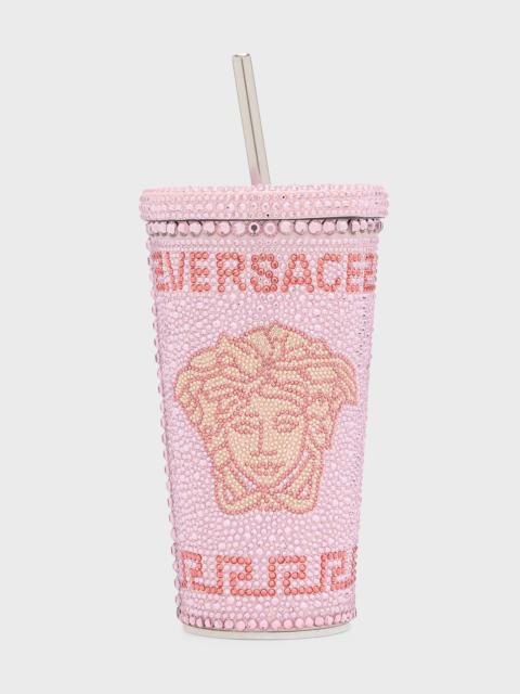 VERSACE Medusa Studded Travel Mug
