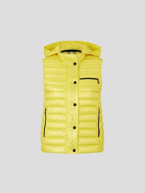 BOGNER NENI LIGHTWEIGHT DOWN WAISTCOAT IN YELLOW