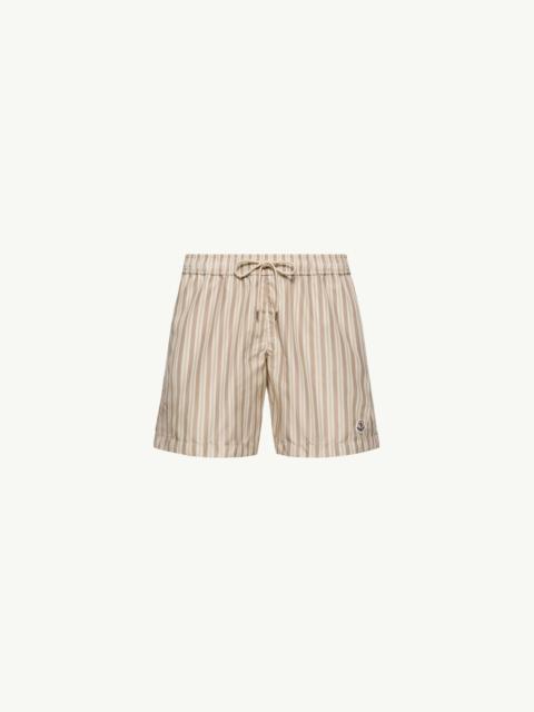 Moncler Striped Swim Shorts