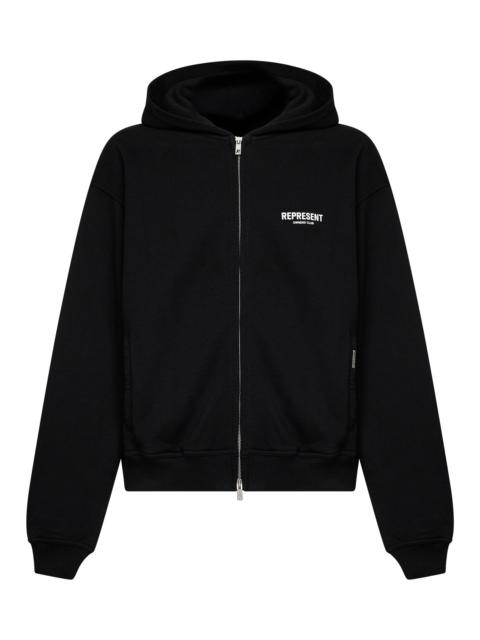 REPRESENT Black Represent Owners Club zip-up hoodie