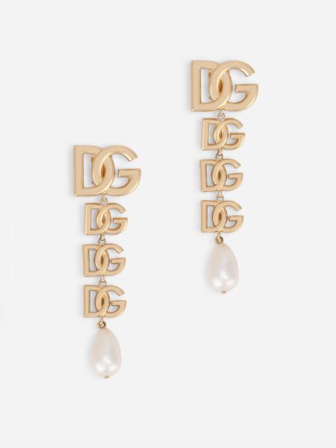 Dolce & Gabbana Clip-on earrings with DG logo