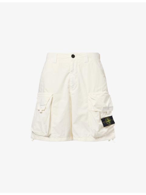 Stone Island Ripstop Cotton Cargo Shorts
