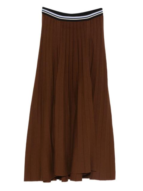 forte_forte pleated midi skirt