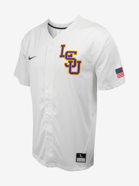 Nike LSU Men's Nike College Full-Button Baseball Jersey