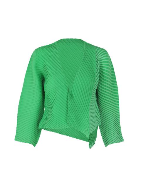 ISSEY MIYAKE PLASTER PLEATS CARDIGAN
