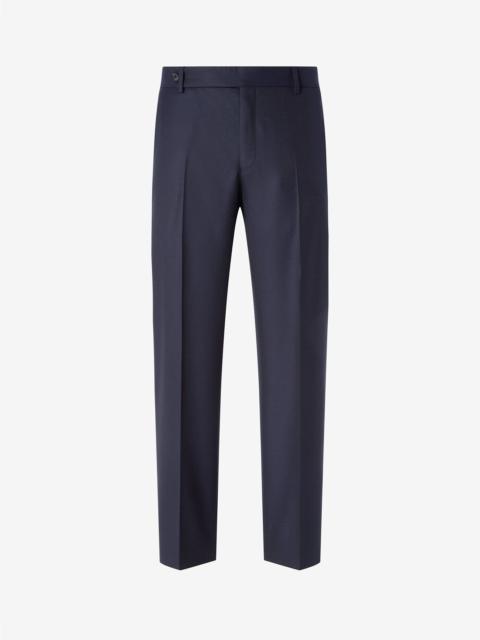 CORNELIANI Dark blue pure wool trousers