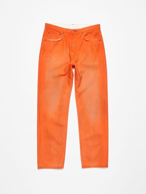 Acne Studios Relaxed fit jeans - 2003 - Neon orange