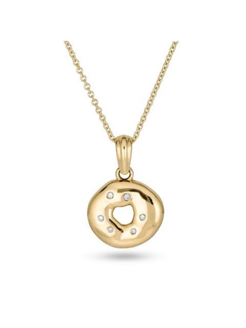 STONE AND STRAND Gold Bagel Brunch Charm