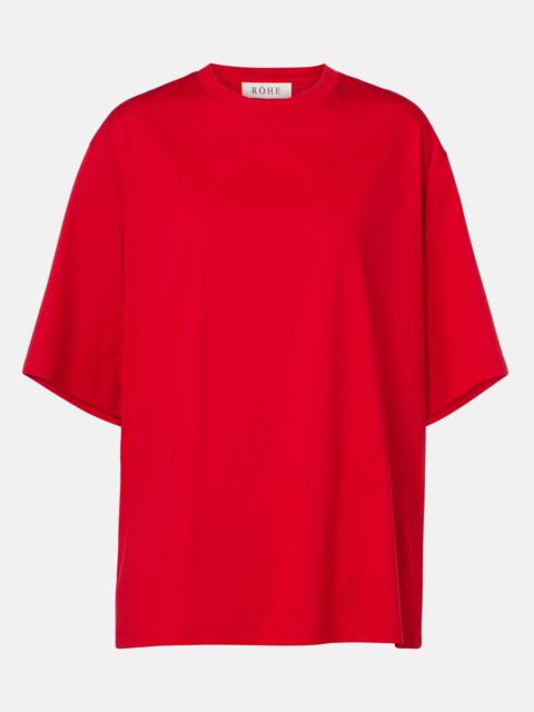 RÓHE Cotton and silk-blend T-shirt