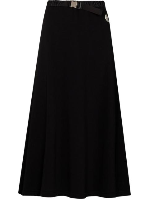 Moncler belted A-line mini skirt