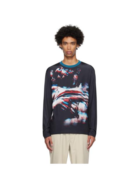 Andersson Bell Navy Linycius Long Sleeve T-Shirt