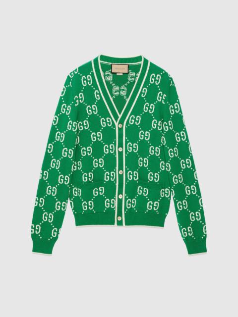 GUCCI GG cotton intarsia cardigan