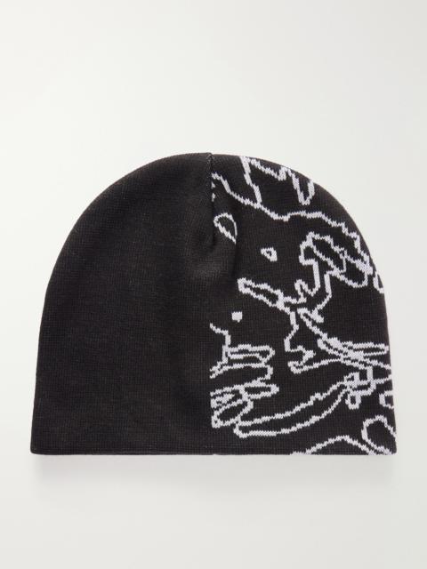 Blue Blue Japan Cloud Sea Jacquard Beanie