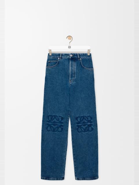 Loewe Anagram baggy jeans in denim
