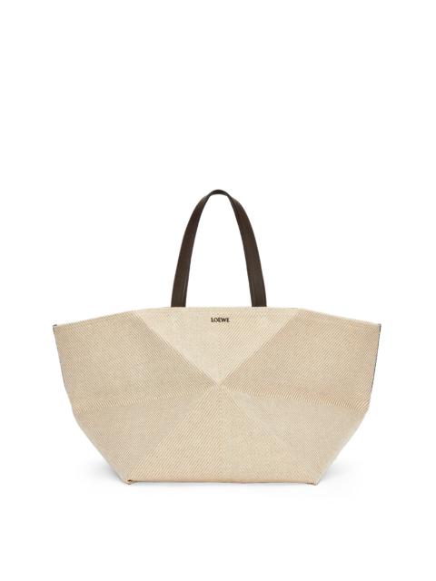 Loewe XXL Puzzle Fold Tote in jacquard