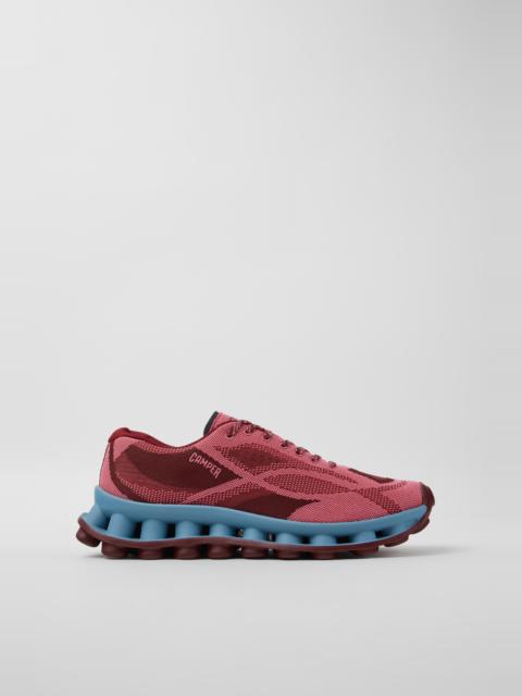 CAMPER Pelotissima Burgundy Recycled Engineered Materials Sneakers for Men.