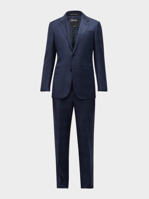 ZEGNA Men's Trofeo Tonal Plaid Sartorial Suit
