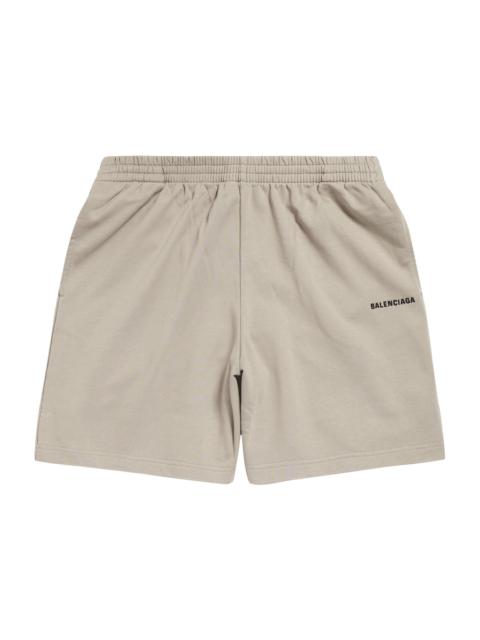 BALENCIAGA Back Sweatshorts - Beige