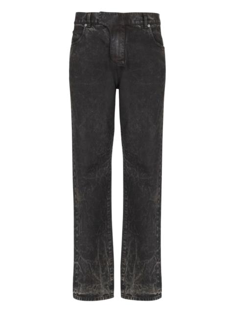 Balmain acid-wash jeans