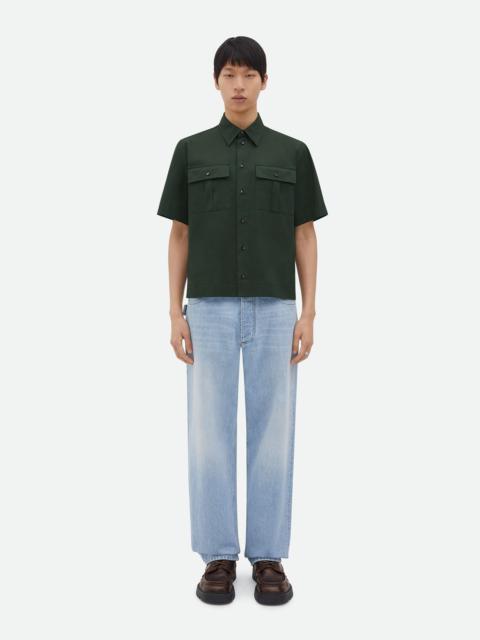 Bottega Veneta Short-Sleeved Cotton Shirt