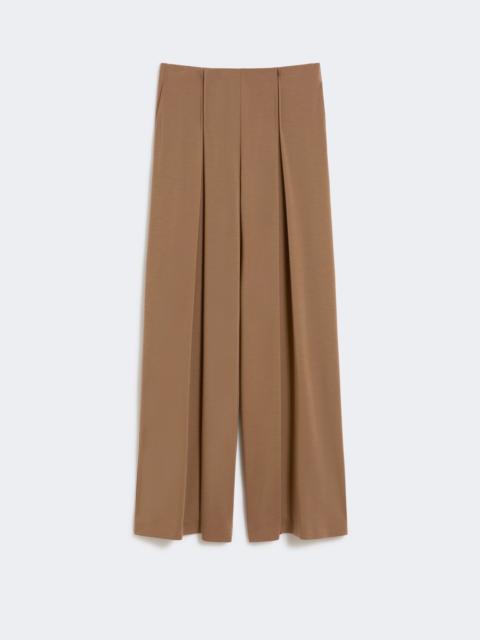 Max Mara Wool jersey trousers - TOBACCO