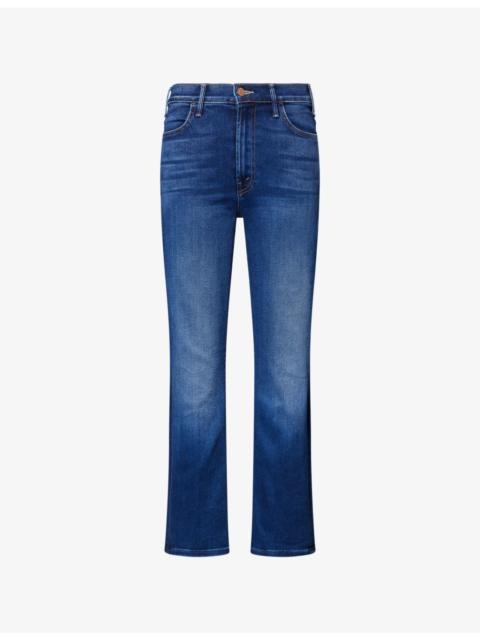 MOTHER The Hustler Flare-Leg Denim-Blend Jeans
