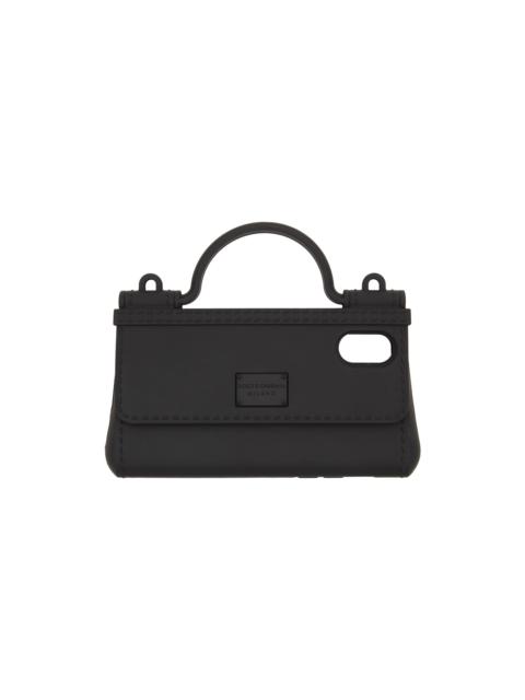 Dolce & Gabbana Black Bag Shape iPhone X Cover