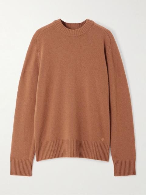 Loulou de Saison Baltra cashmere sweater Camel