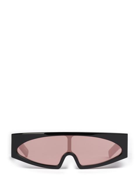 Rick Owens Black & Pink Gene Sunglasses