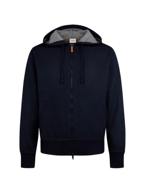 Tod's zip-fastening hoodie