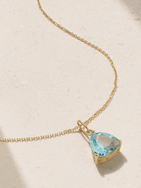MATEO 14-karat Gold Topaz Necklace