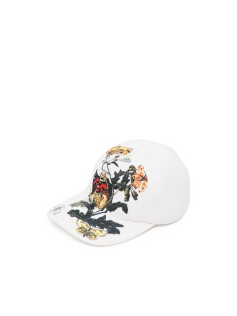 UNDERCOVER butterfly-print cap