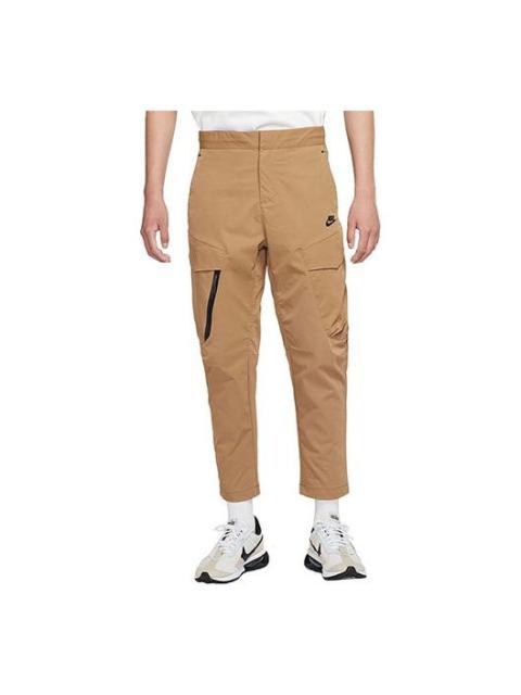 Nike Men's Nike Sportswear Tech Essentials Casual Sports Woven Unlined Long Pants/Trousers Brown DH3867-2