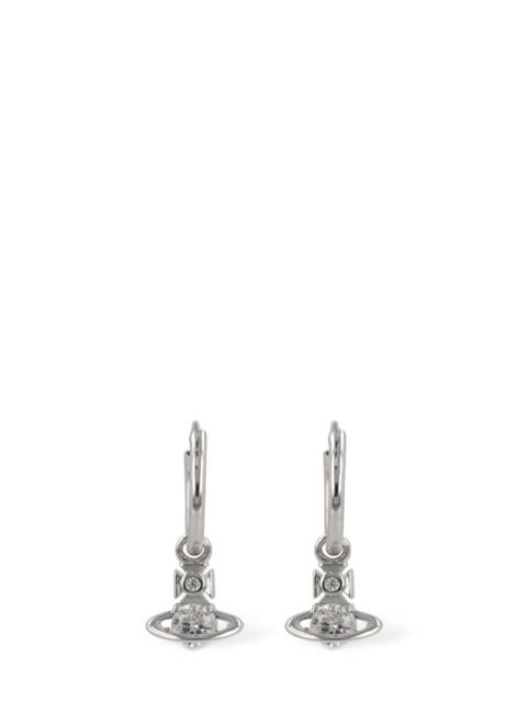 Vivienne Westwood Nina Sparkle hoop crystals earrings