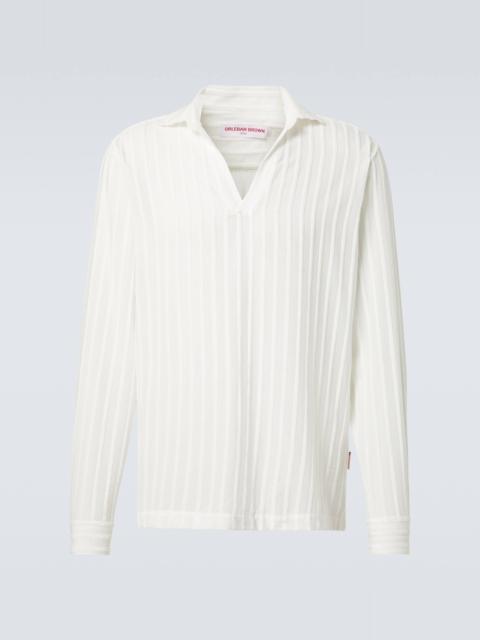 ORLEBAR BROWN Ridley striped polo shirt