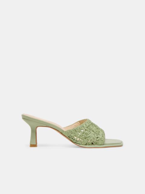 dolce vita MAYLAH HEELS SAGE MACRAME